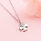 925 Sterling Silver Simple Temperament Clavicle Necklace