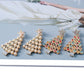 Colorful Crystals Christmas Tree Earrings Fashion Earrings