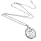 Creative Character Carving Simple Necklace English Carved Pendant