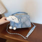 Niche Korean Style Box Elegant Texture Chain Handbag Shoulder Messenger Bag