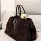 Women's Fashion Casual Large Capacity Retro Commuter Hand-carrying Bag
