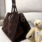 Women's Fashion Casual Large Capacity Retro Commuter Hand-carrying Bag